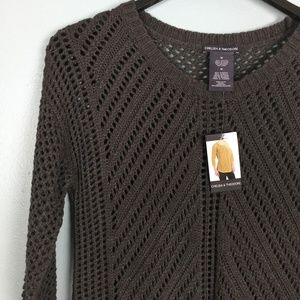 Chelsea & Theadore Crochet Sweater